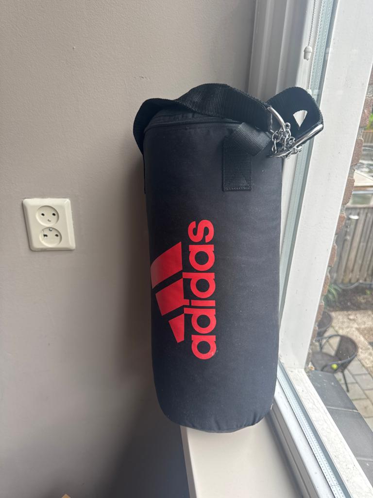 Adidas Boksbal voor kinderen - Zwart met rood logo, Ophalen of Verzenden, Gebruikt, Boksbal