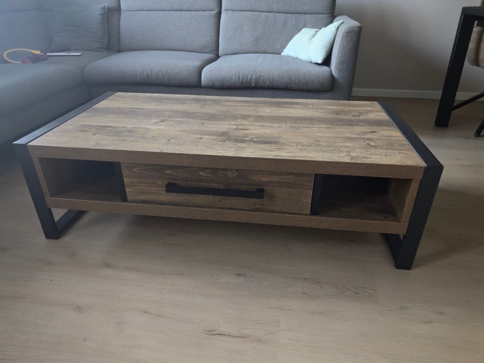 Salontafel Cascade Lamulux B135 x D67 x H40 cm, Ophalen, 100 tot 150 cm, 50 tot 100 cm, Zo goed als nieuw