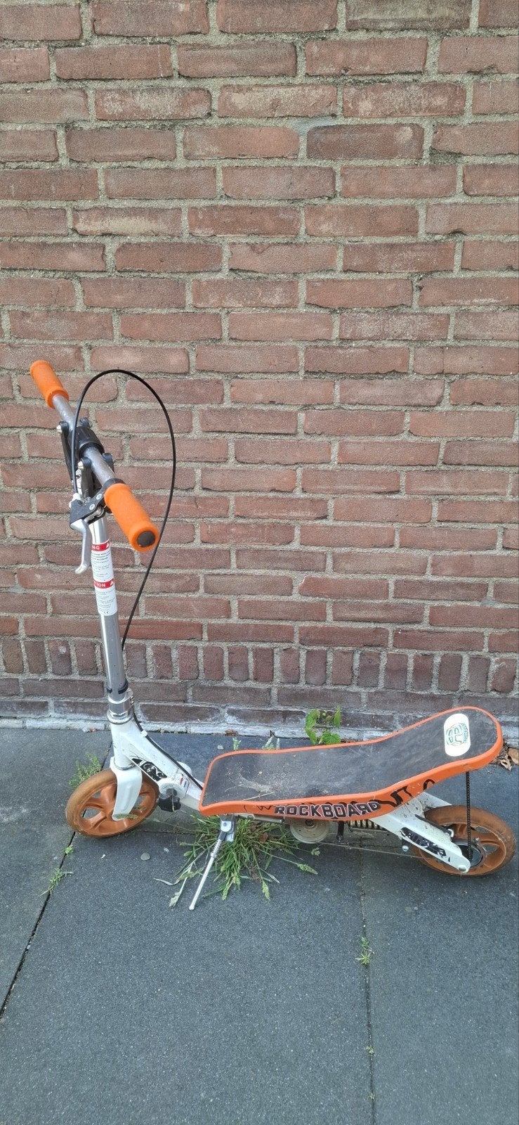 Rockboard step met oranje accenten, Fietsen en Brommers, Steps, Ophalen, Gebruikt, Overige typen, Rockboard