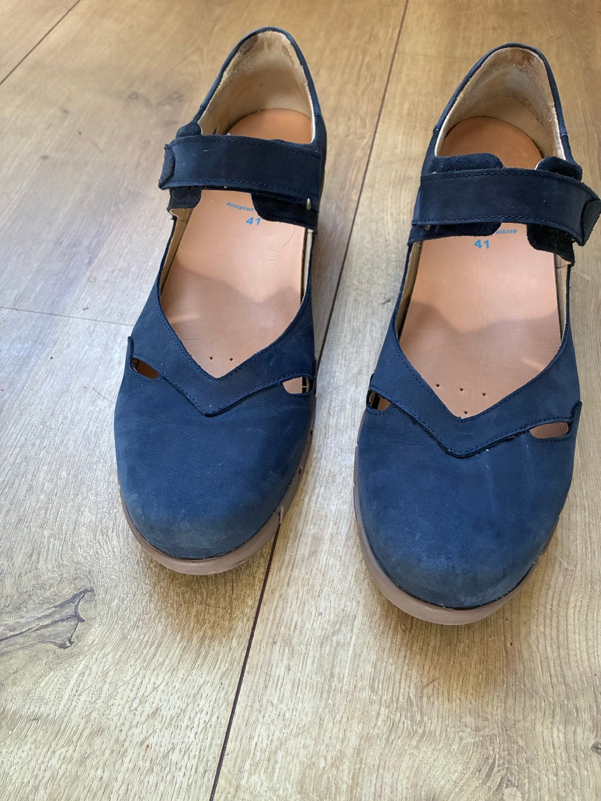 Wolky schoenen maat 41, Kleding | Dames, Wolky, Zo goed als nieuw, Verzenden, Blauw