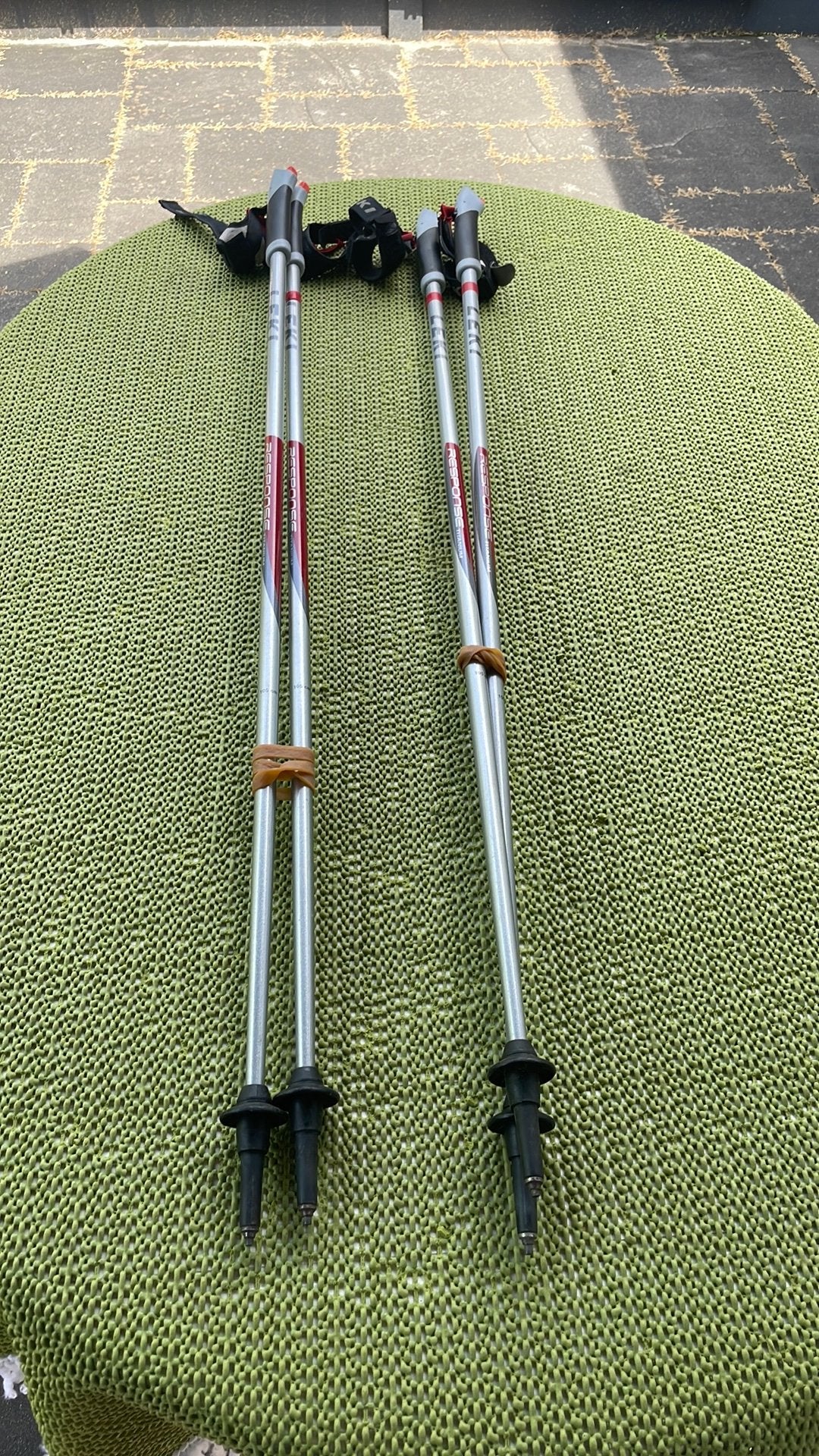 Leki Response Nordic walking sticks titanium 115 cm, Ophalen, Gebruikt