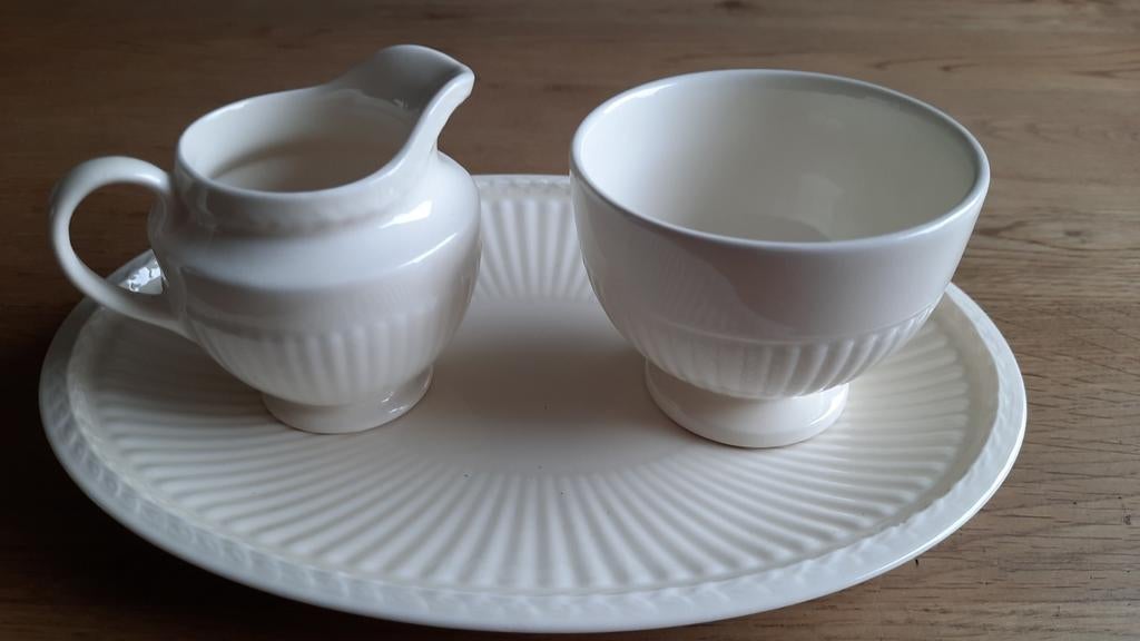 Wedgwood Edme Roomstel met dienblad, Ophalen, Overige typen, Zo goed als nieuw, Wedgwood