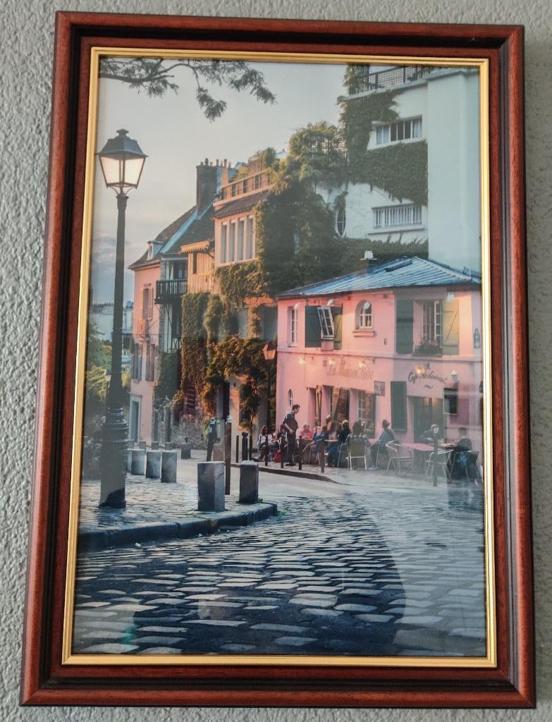 Parijs begeleide wandeling La Maison Rose print, Ophalen