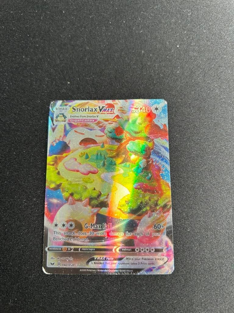 Snorlax VMAX pokemon kaart, Hobby en Vrije tijd, Verzamelkaartspellen | Pokémon, Ophalen, Gebruikt, Losse kaart, Foil