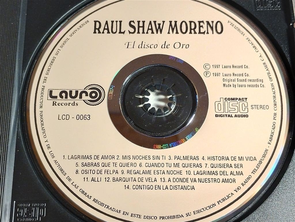 Raúl Shaw Moreno ‎- El Disco De Oro, Ophalen of Verzenden, Zo goed als nieuw