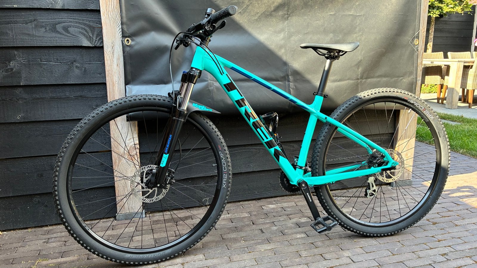 Als nieuwe: Trek Marlin 6 dames mtb Miami Green/Royal, Fietsen en Brommers, Fietsen | Mountainbikes en ATB, Ophalen, Hardtail