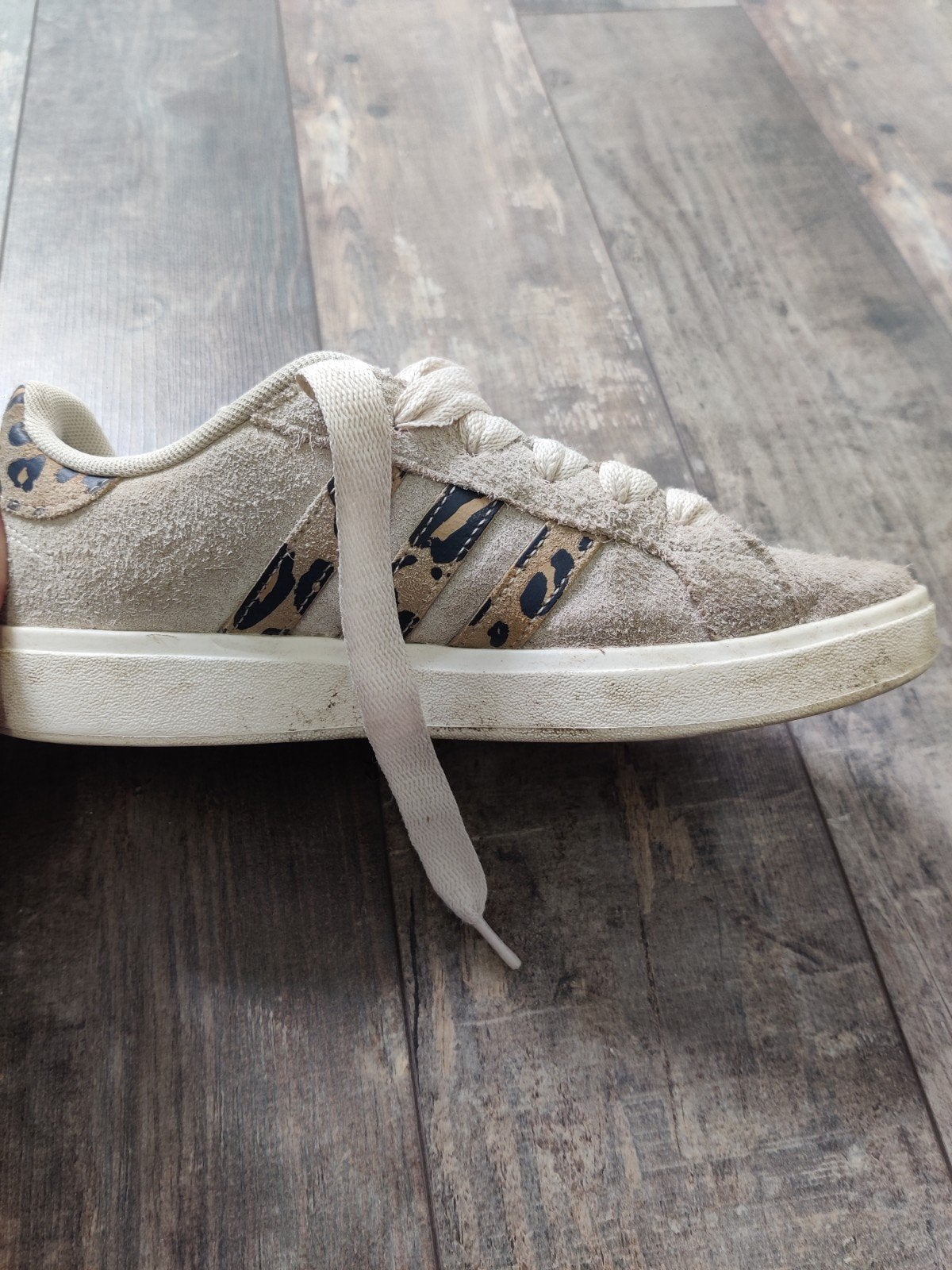 Adidas sneakers met luipaardprint, Ophalen, Adidas, Beige, Sneakers of Gympen