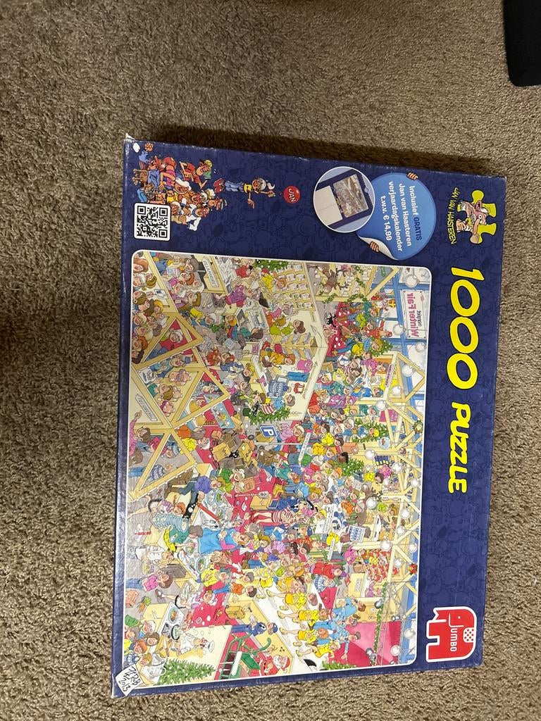 Jan van Haasteren 1000 stukjes puzzel, Hobby en Vrije tijd, Denksport en Puzzels, Ophalen of Verzenden, 500 t/m 1500 stukjes, Gebruikt