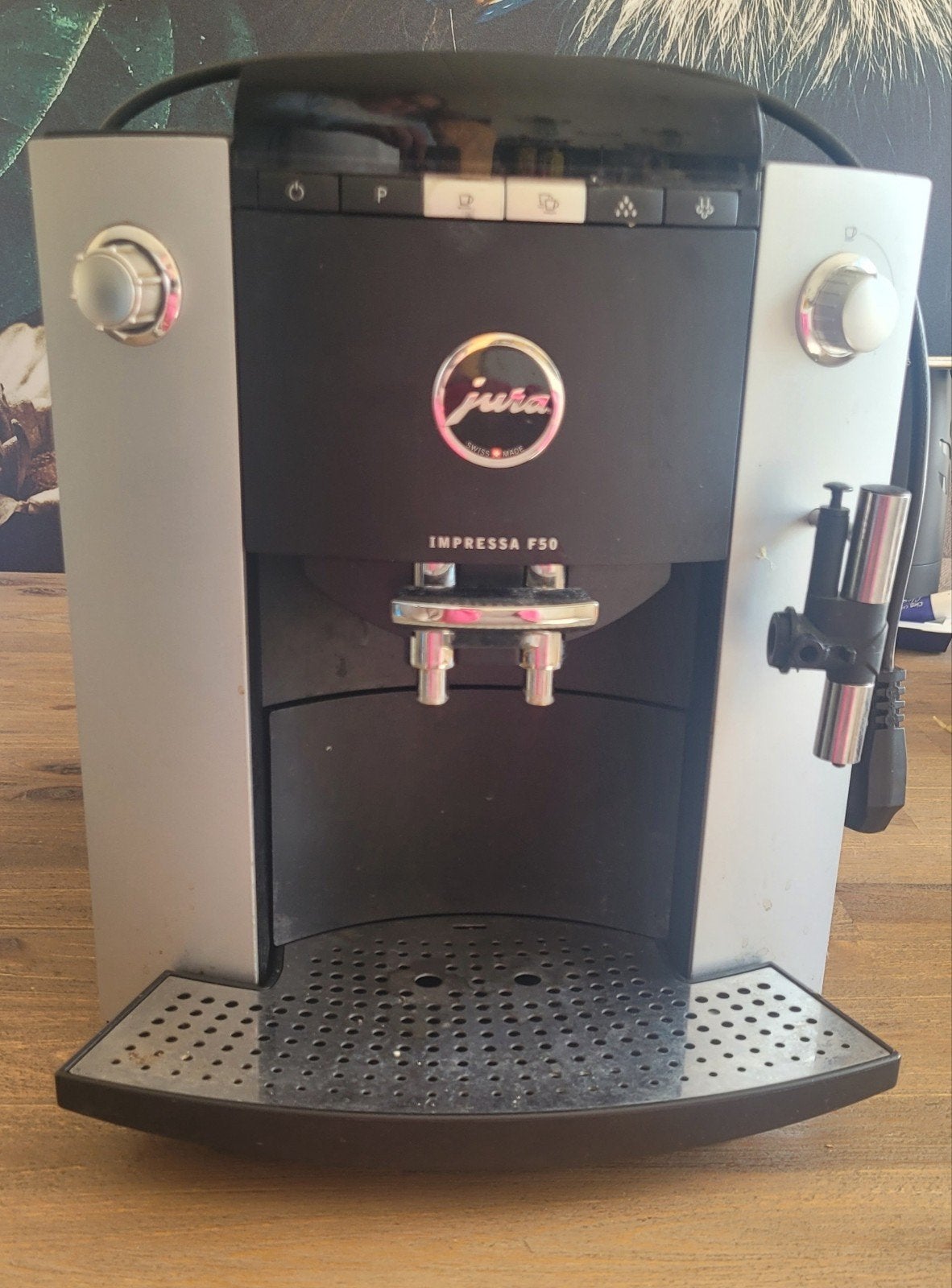 jura impressa f50, Witgoed en Apparatuur, Ophalen, Gebruikt, Koffiemachine, Koffiebonen