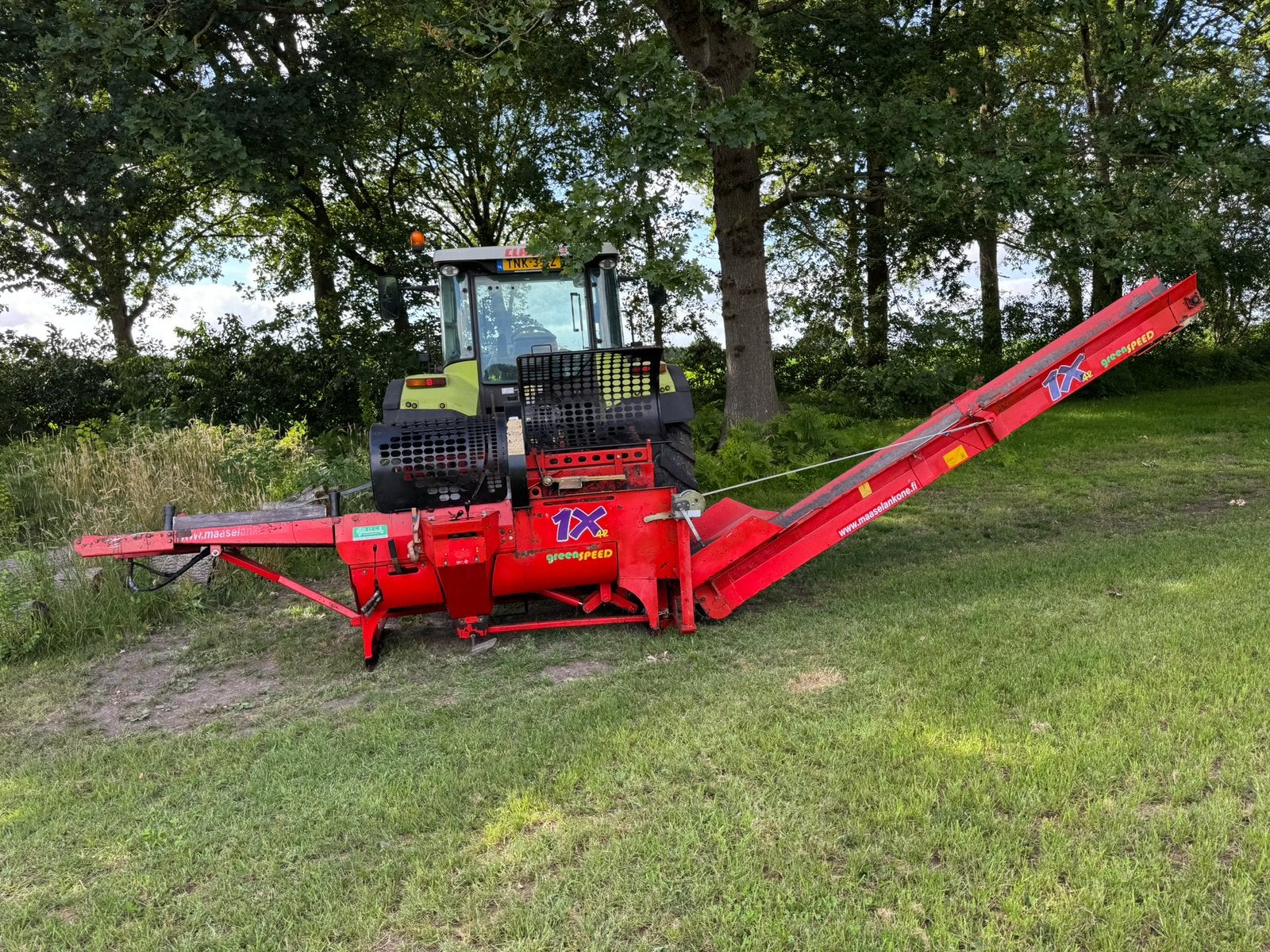 Kloofmachine tehuur met bemanning, Tuin en Terras, 3 tot 6 m³, Ophalen of Verzenden, Overige houtsoorten, Stammen