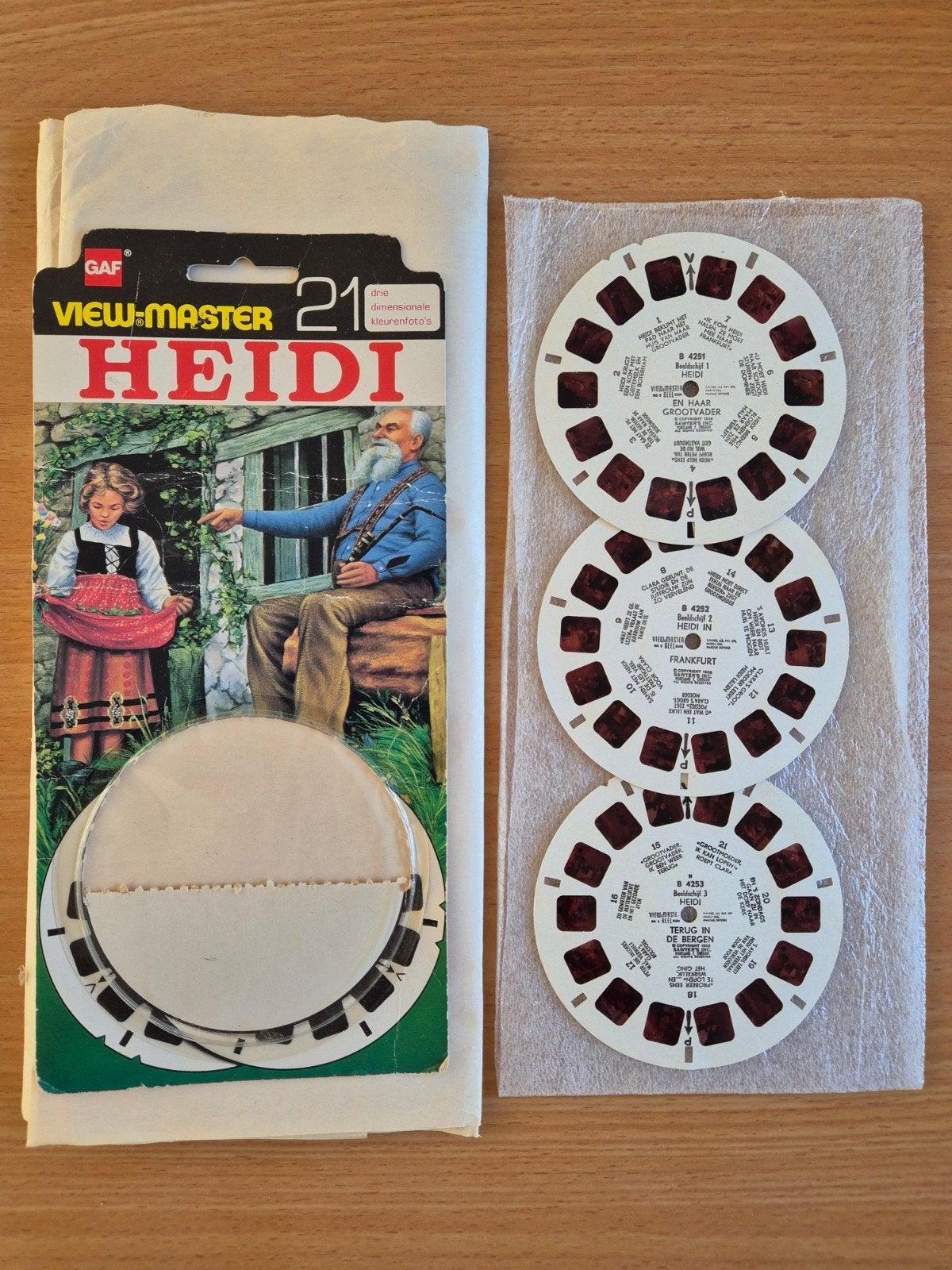 Viewmaster Heidi deel 1, 2, 3, Ophalen of Verzenden