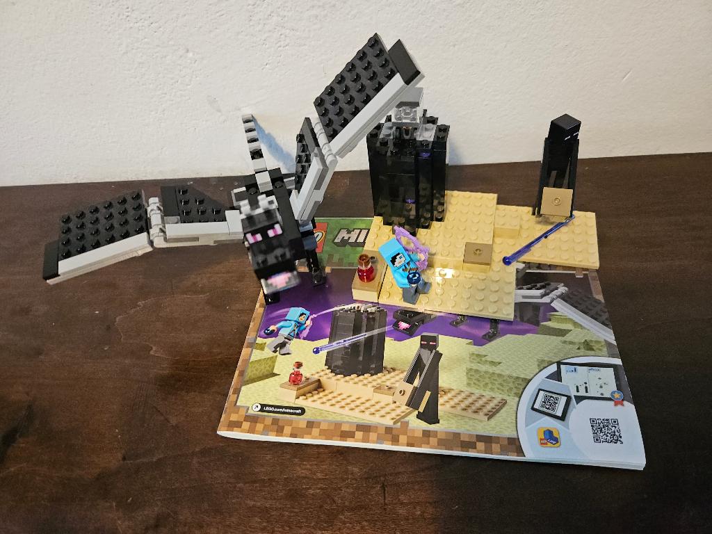 Lego Minecraft - Ender dragon End battle - 21151, Ophalen, Compleet, Minecraft, Lego
