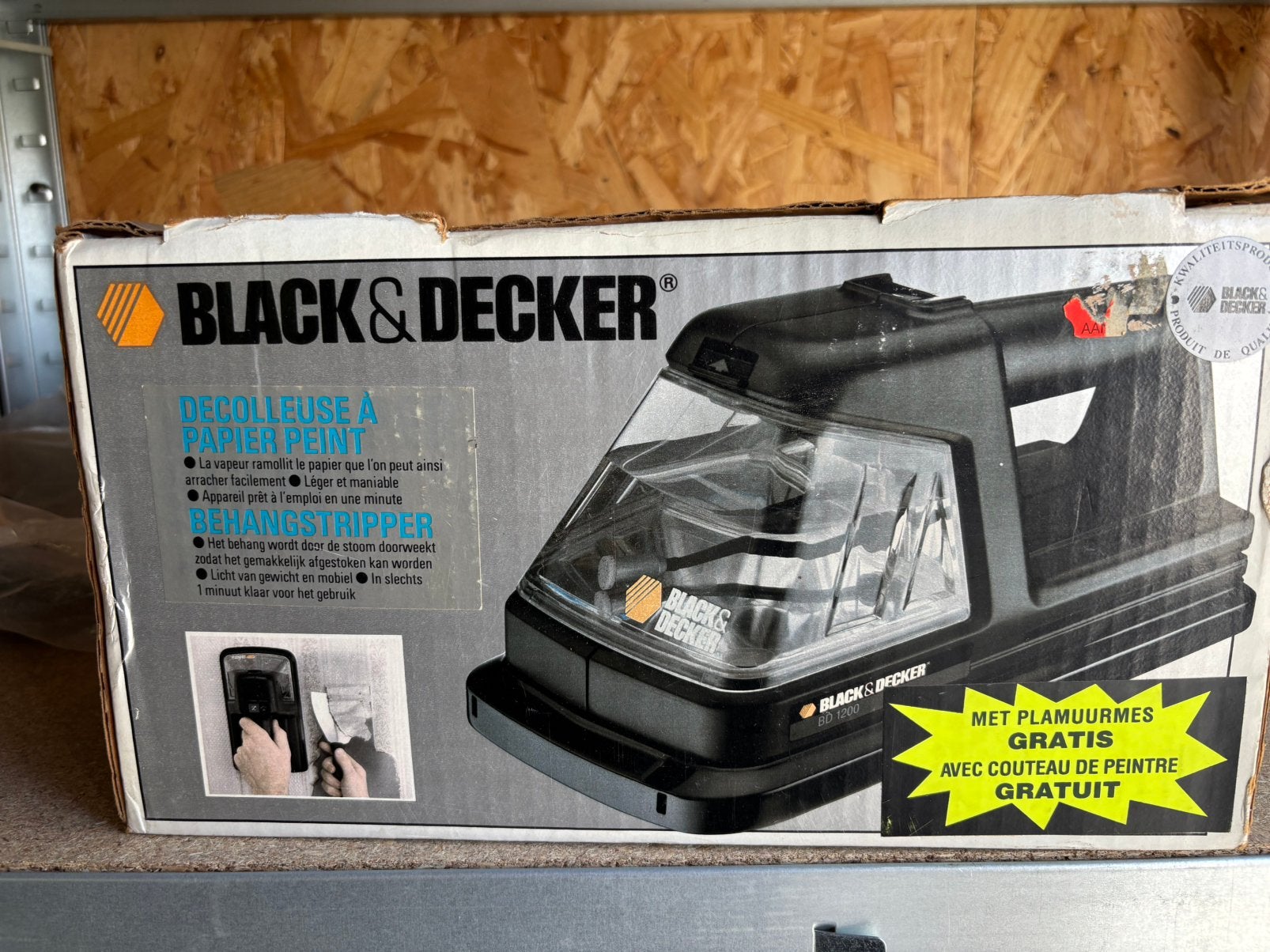 Behangstripper Black & Decker, Ophalen, Zo goed als nieuw