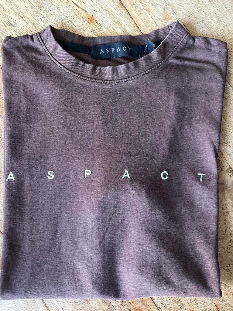 ASPACT T-shirt / M, Kleding | Heren, Ophalen of Verzenden, Zo goed als nieuw, Maat 48/50 (M), Bruin