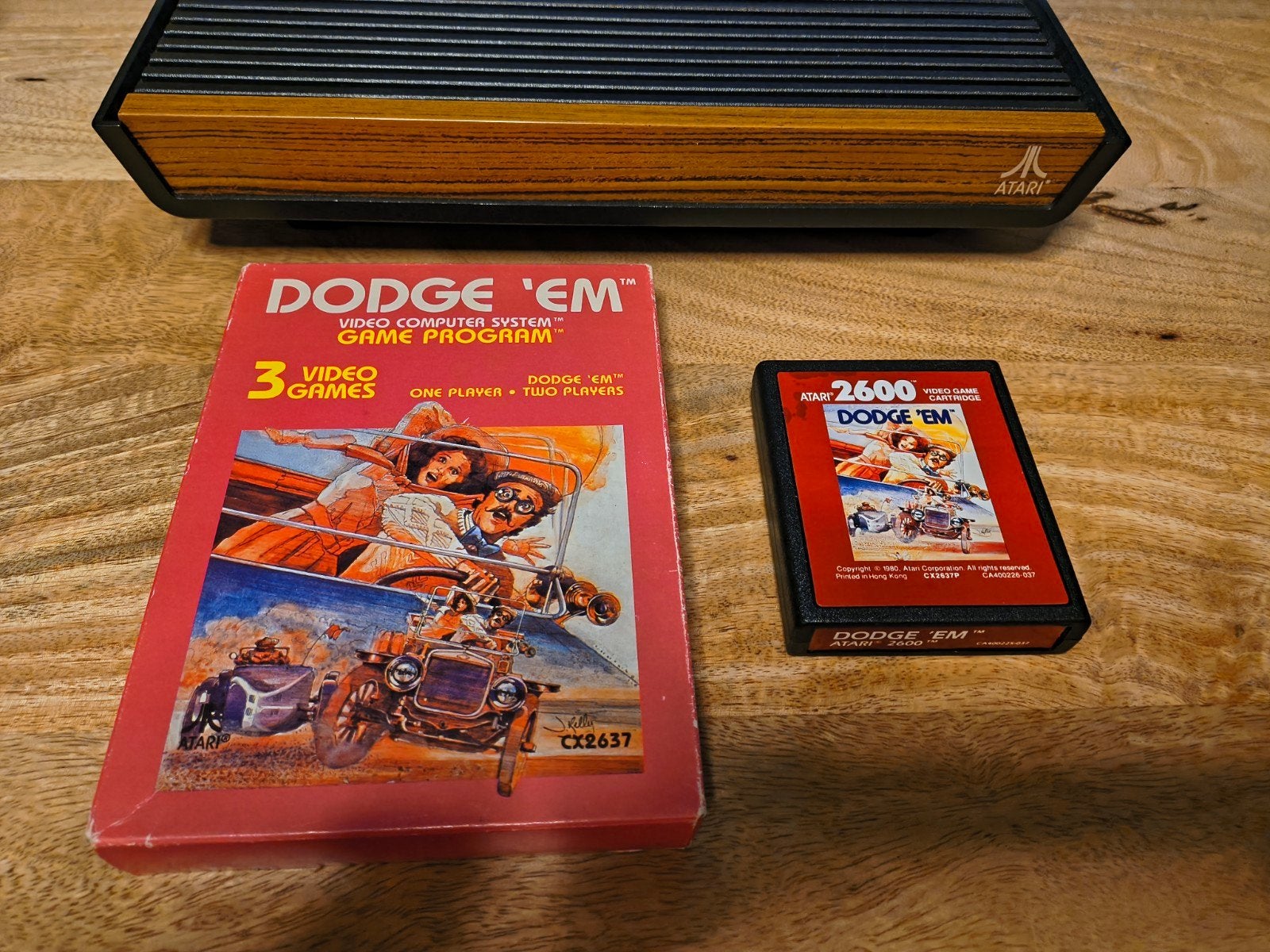 Dodge 'em voor de Atari 2600, Gebruikt, 1 speler, Racen en Vliegen, Ophalen of Verzenden