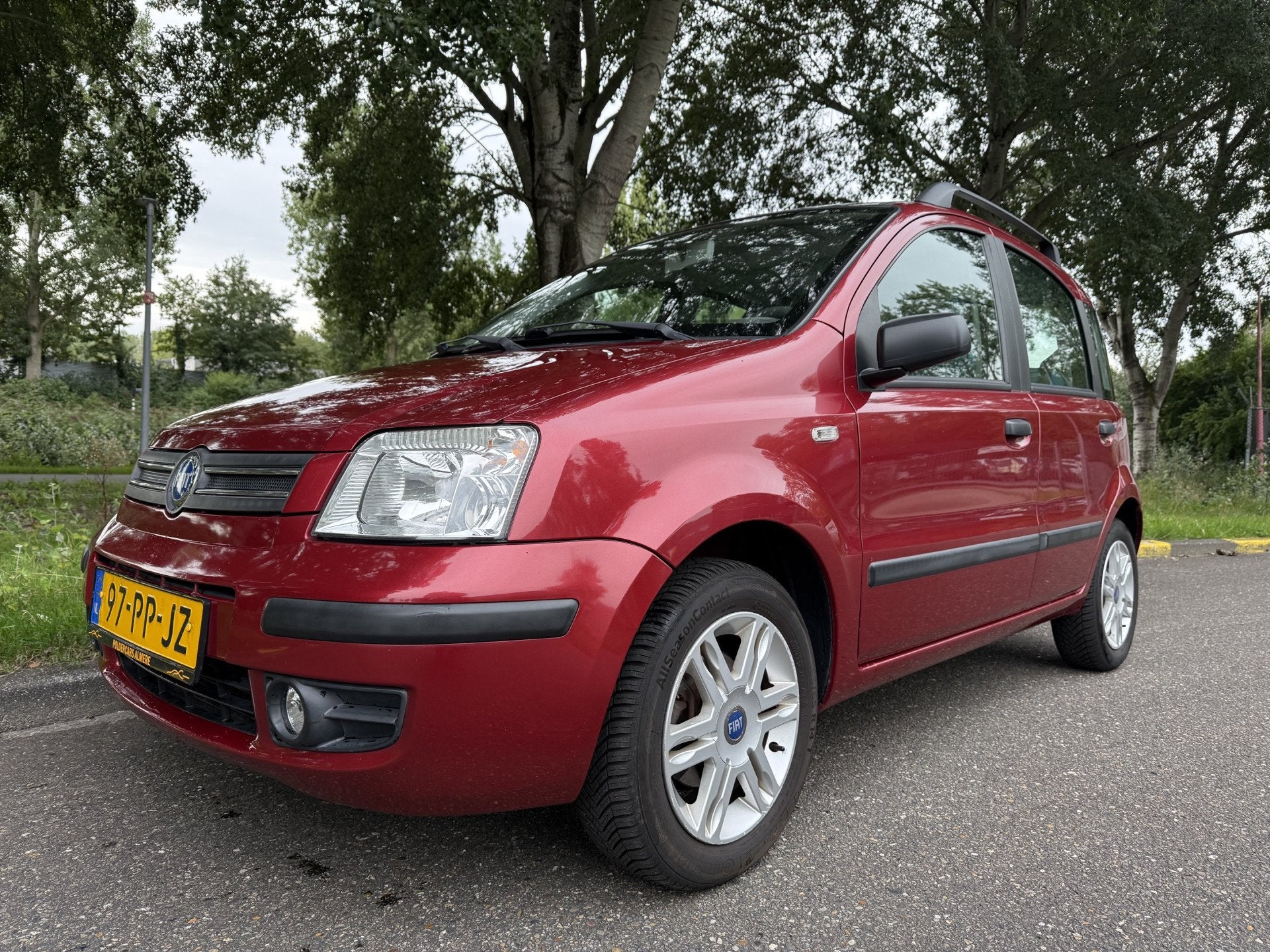 Fiat Panda 1.2 Emotion Airco (bj 2004), Auto's, Voorwielaandrijving, Stof, Gebruikt, Origineel Nederlands