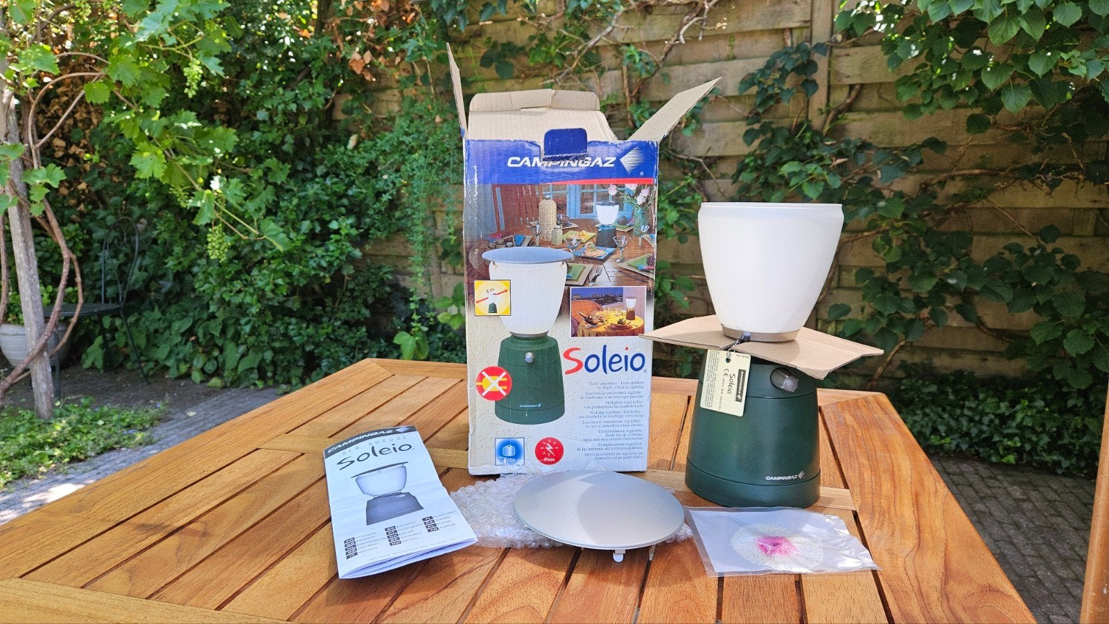 Campingaz Soleio Tafellamp / Tuinlamp - Nieuwstaat, Ophalen, Zo goed als nieuw