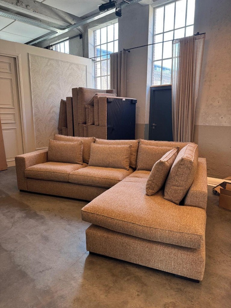 Hoekbank Annabelle l Whoon | Room108 l van €2763 voor €1599, Ophalen, 100 tot 125 cm, Hoekbank, Stof