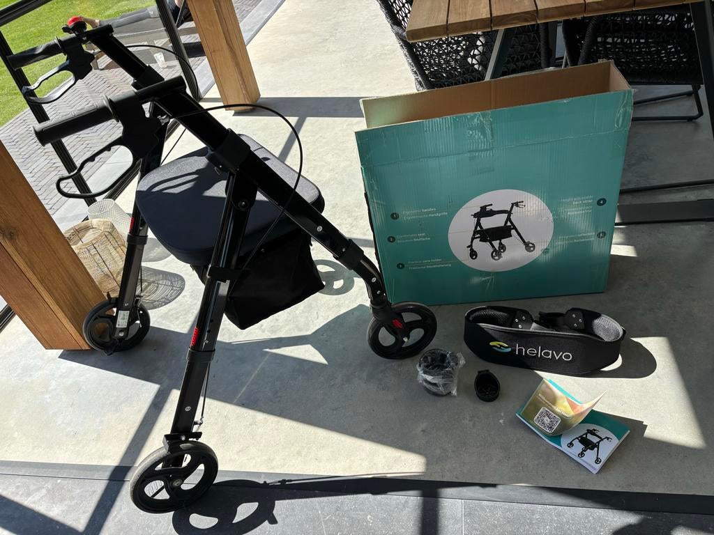 Rollator H1050 Helavo - extra breed, Ophalen, Opvouwbaar, Gebruikt