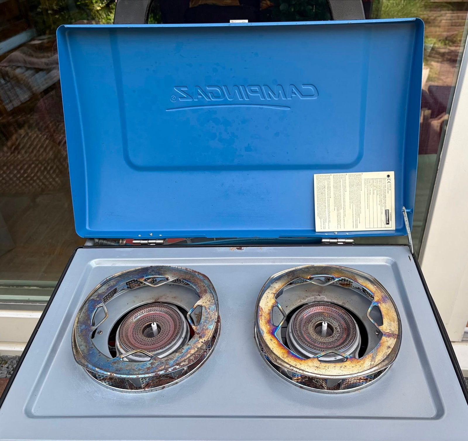 Campingaz Xcelerate 400 S gasfornuis, Ophalen, Gebruikt