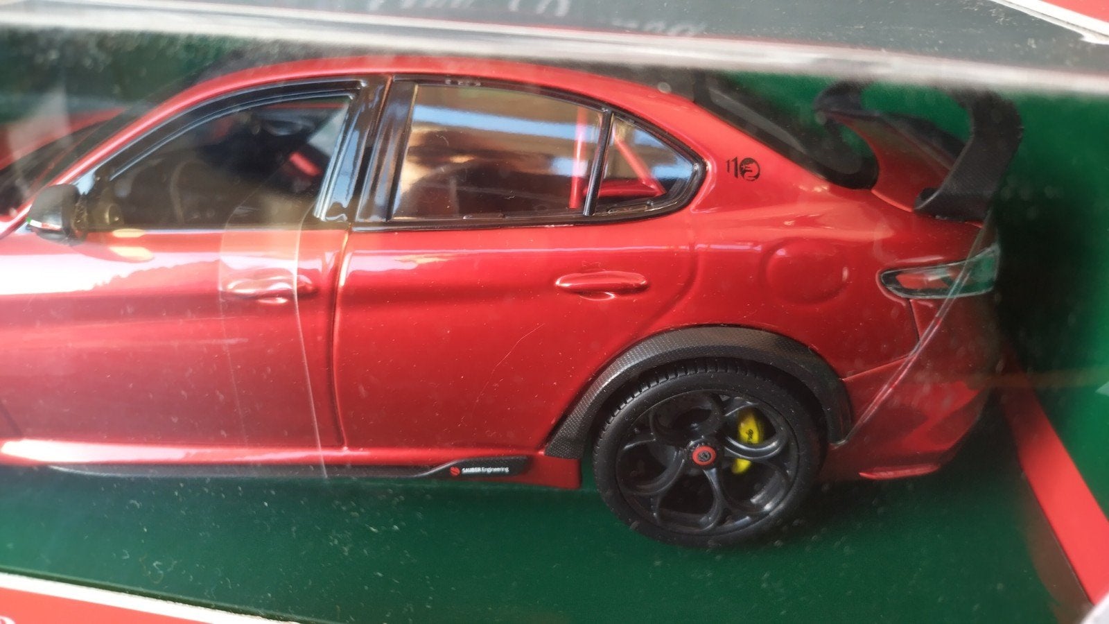 Alfa Romeo Giulia GTam rosso 1:18 Bburago Burago Pol, Auto, Verzenden, ., Nieuw