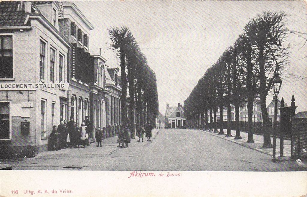 703-037-033 Akkrum De Buren, Verzenden, Voor 1920, Friesland