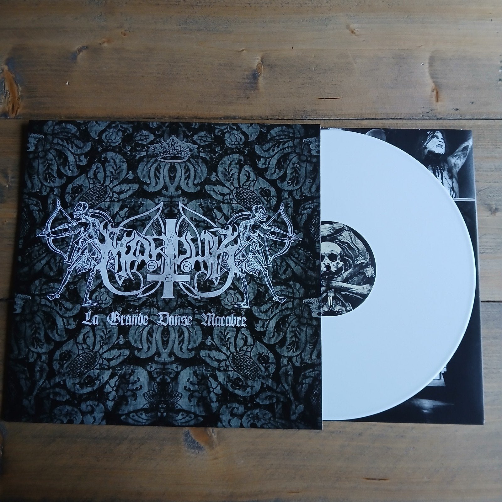 🔴 Marduk ☆ La Grande Danse Macabre • LP, (Wit vinyl), LP, Beschermende buitenhoes, Ophalen of Verzenden, Zo goed als nieuw