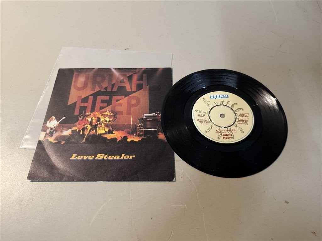 Uriah Heep - Love Stealer - Vinyl 7\", Ophalen of Verzenden, Zo goed als nieuw, 12 inch, Poprock