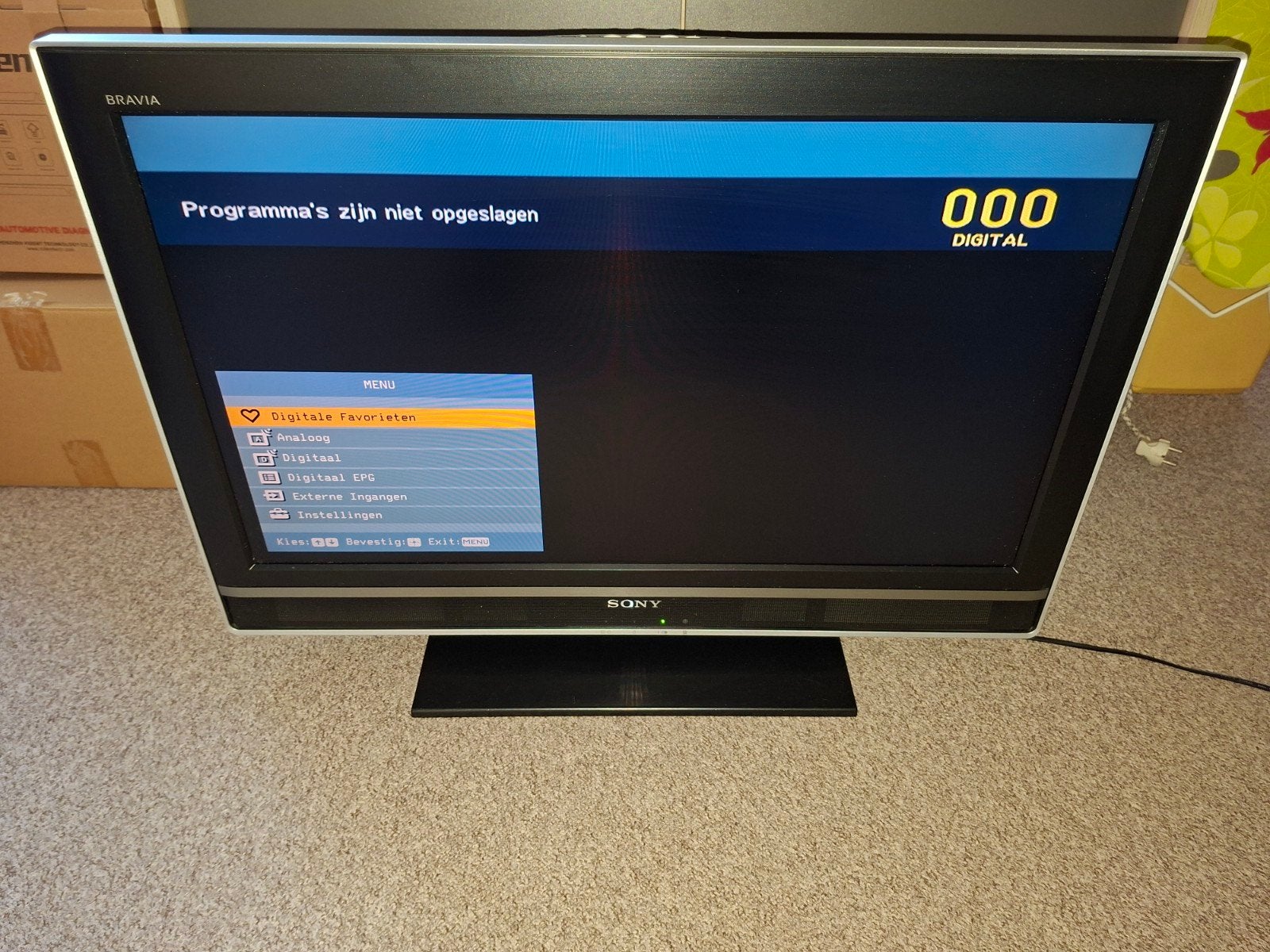 Sony Bravia KDL-32T2800 LCD TV - 32 inch HD Ready, Ophalen, Gebruikt, 50 Hz, LCD