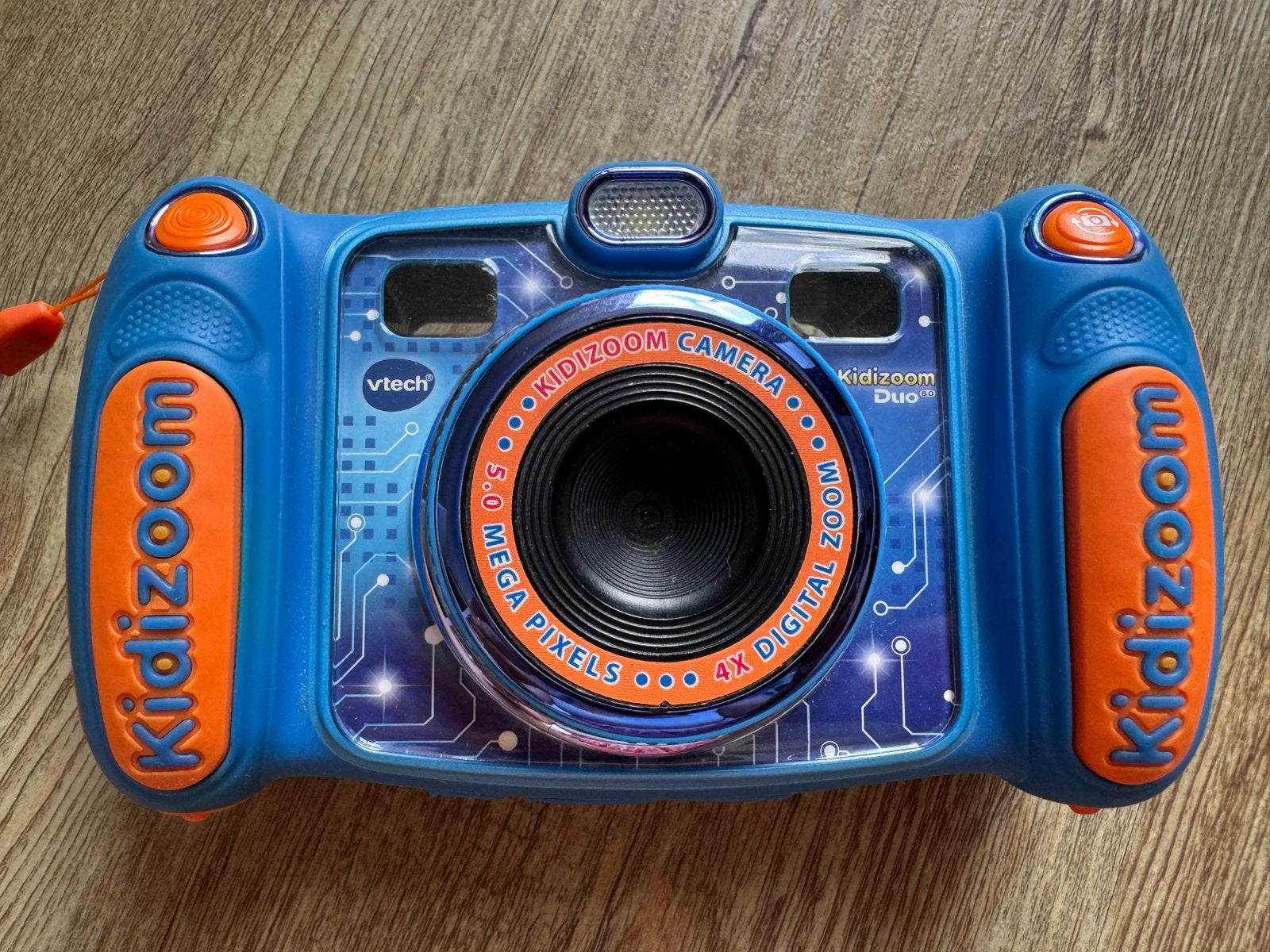 Vtech Kidizoom Duo Camera Blauw - Kinder Camera, Kinderen en Baby's, Speelgoed | Vtech, Ophalen of Verzenden, Gebruikt, 4 tot 6 jaar
