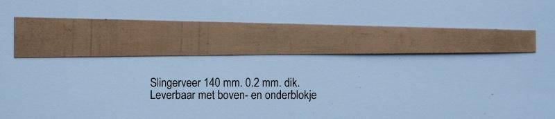 Slingerveer + losse onder- en boven blokje voor Friese klok., Antiek en Kunst, Ophalen of Verzenden