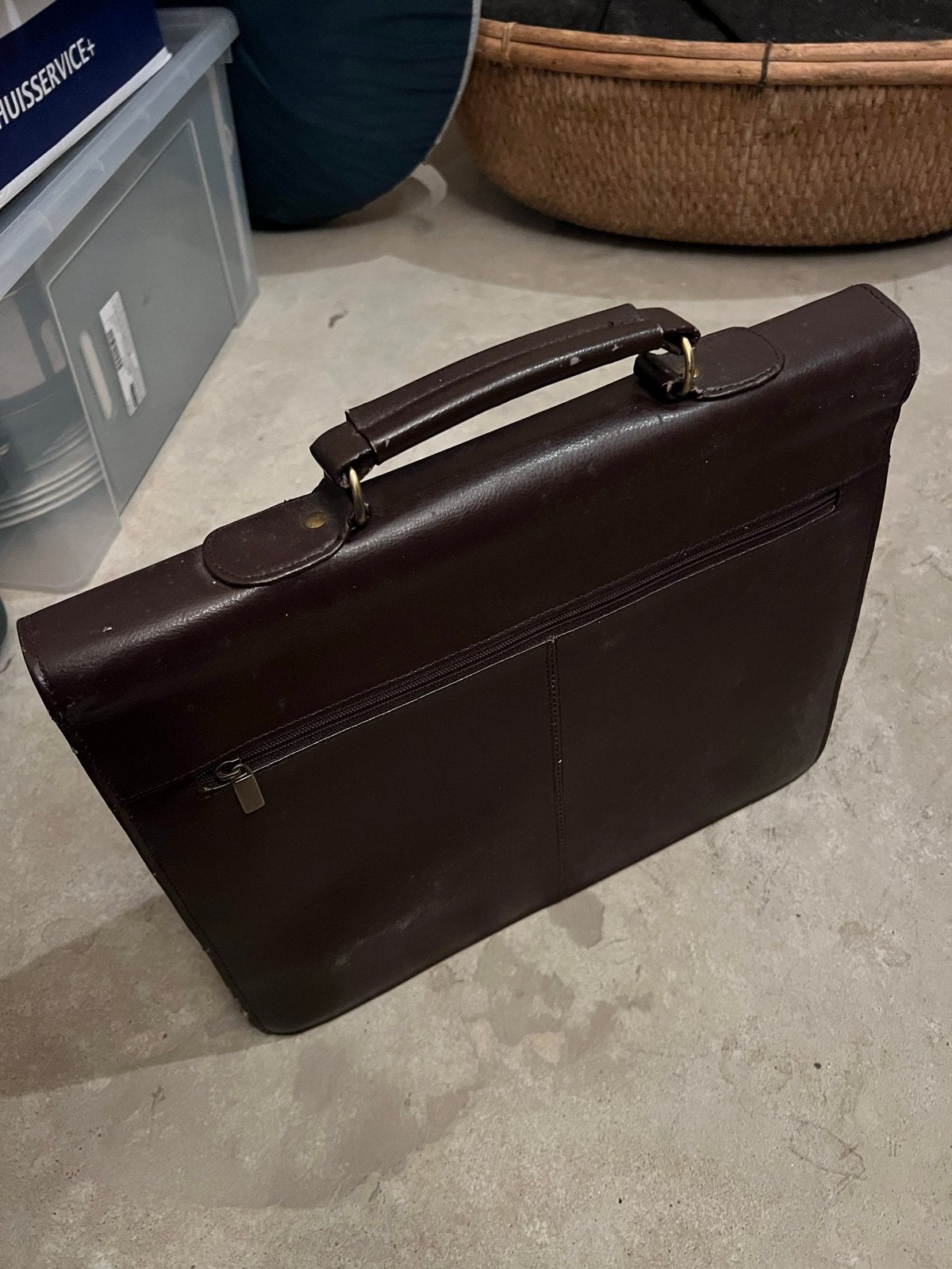 Vintage Gardini Leren Aktetas / Werktas, Ophalen