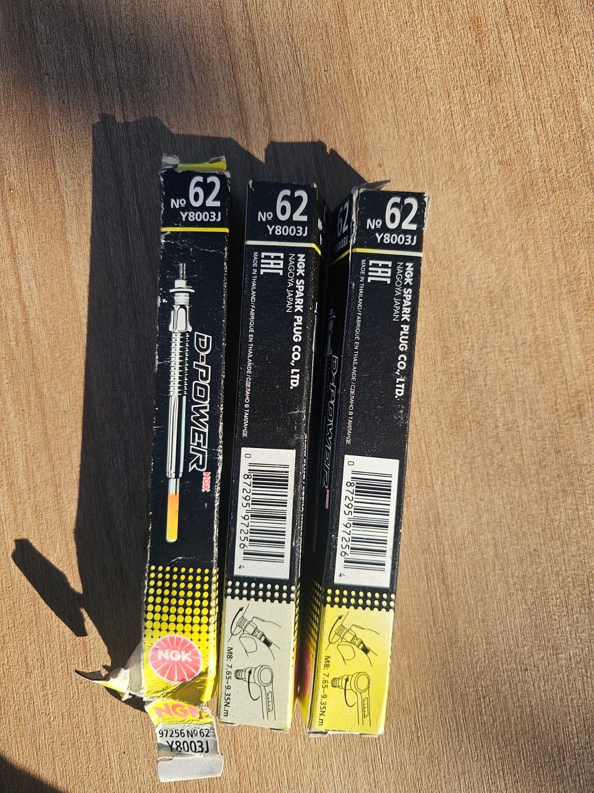 3 Bougies voor Fiat Doblo - NGK D-POWER Y8003J, Auto-onderdelen, Ophalen of Verzenden, Nieuw, Fiat