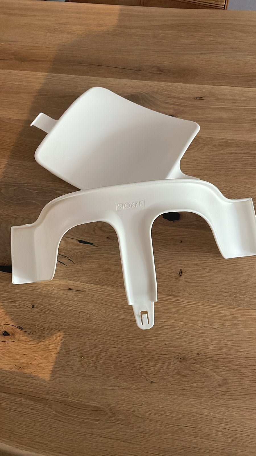 Stokke Tripp Trapp Baby Set Wit, Kinderen en Baby's, Kinderstoelen, Ophalen, Gebruikt, Meegroeistoel, Aanschuifbaar