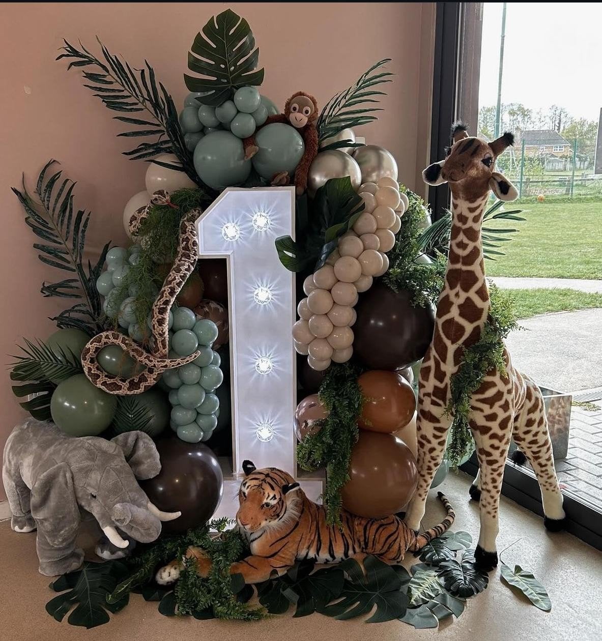 Jungle decoratie COMPLETE SETTING TE HUUR!, Ophalen of Verzenden, Nieuw