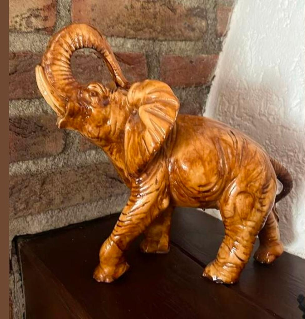 Oud beeld olifant, Ophalen of Verzenden