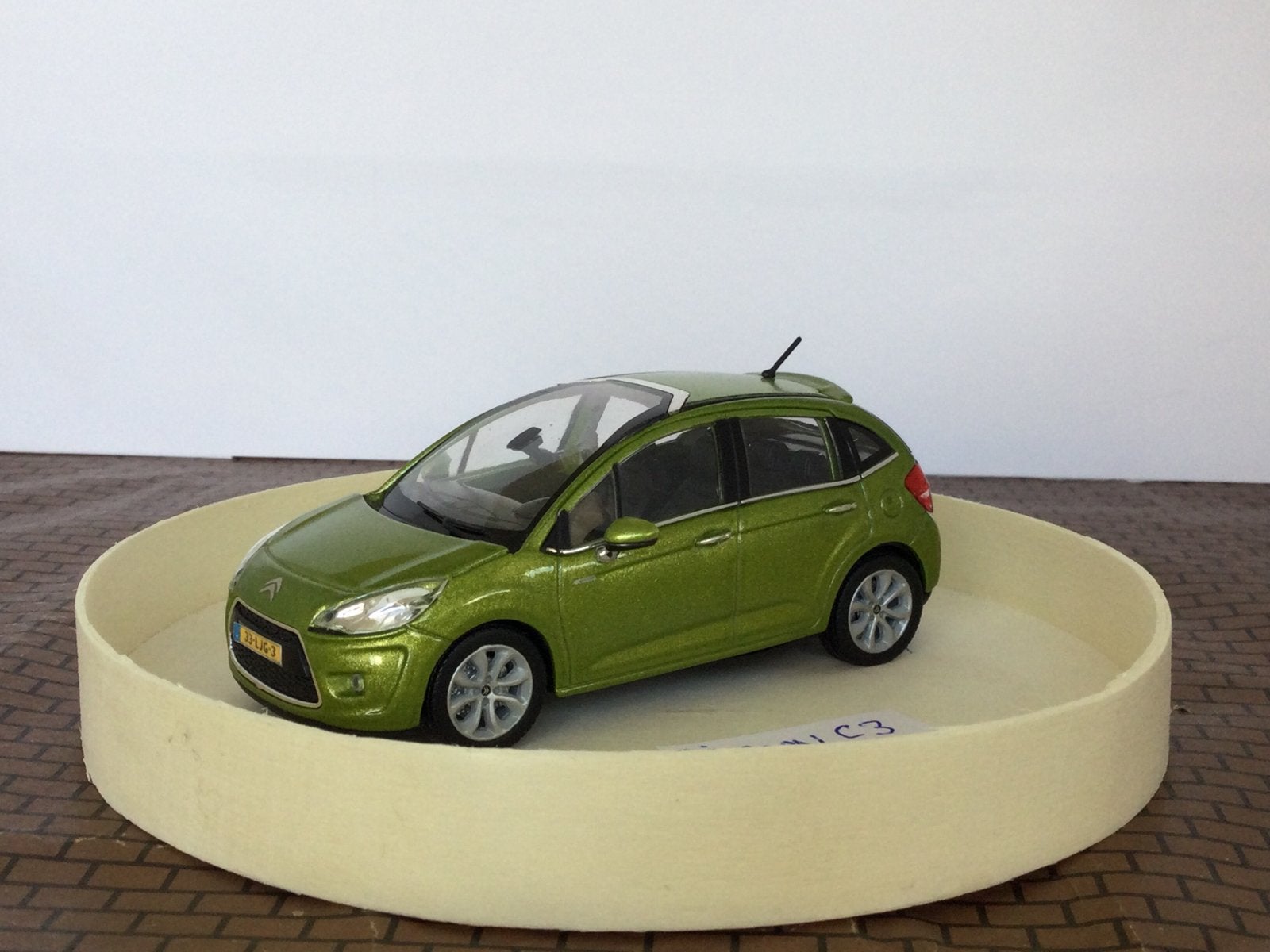Citroën C3 Exclusive 2012 Groen Metallic Norev 1:43, Ophalen of Verzenden, Nieuw, Auto, Norev