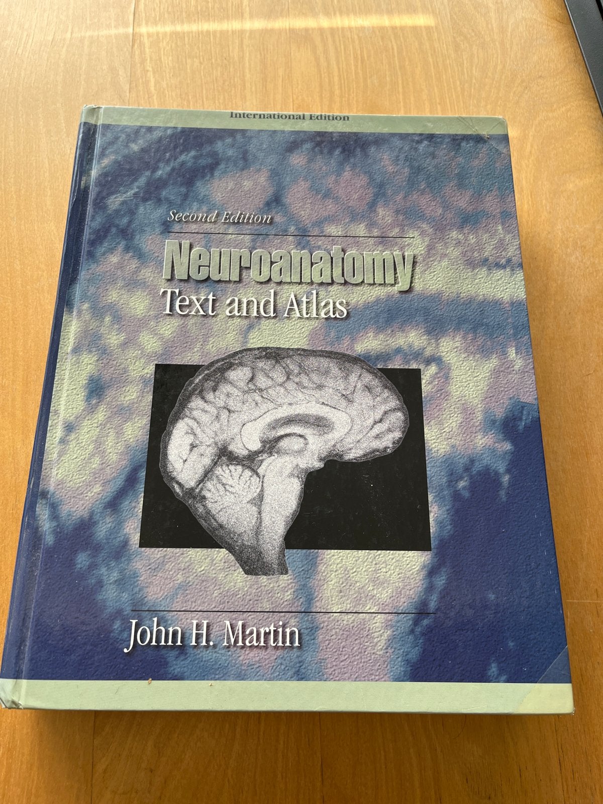Neuroanatomy Text and Atlas - John H. Martin, Ophalen of Verzenden, Beta, Zo goed als nieuw, WO