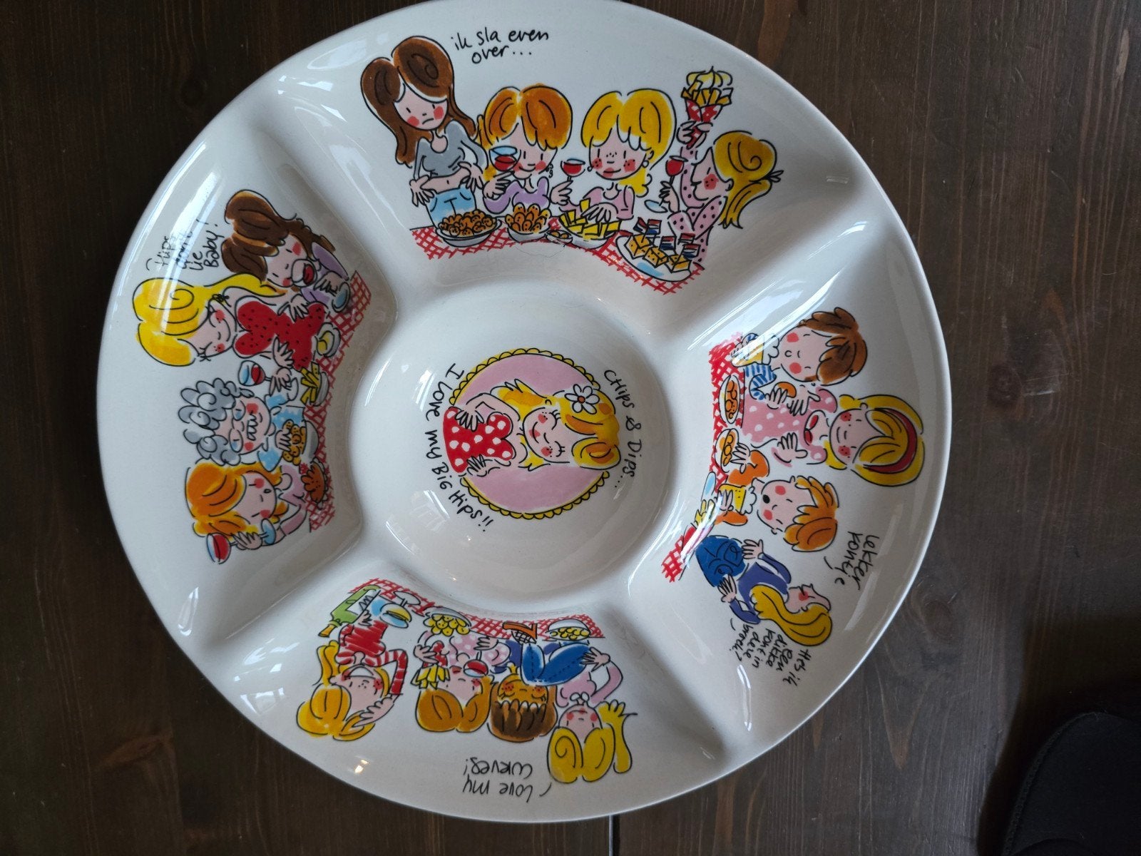 Blond Amsterdam snackschaal, Huis en Inrichting, Keuken | Servies, Zo goed als nieuw, Bord(en), Aardewerk, Ophalen