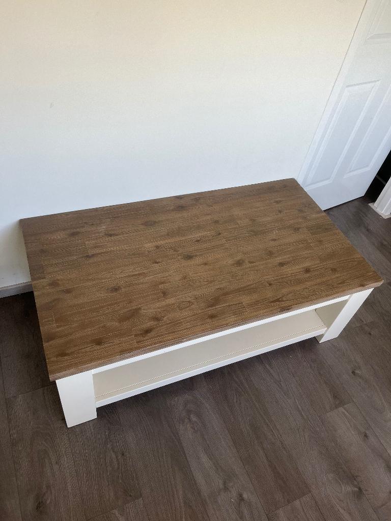 Landelijke salontafel, Huis en Inrichting, Ophalen, 100 tot 150 cm, 50 tot 100 cm, Minder dan 50 cm