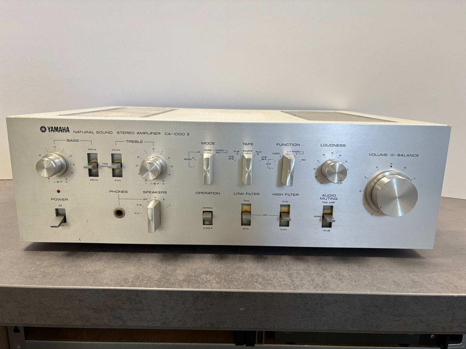 Yamaha CA-1000 II Natural Sound Stereo Versterker, Ophalen, Gebruikt, Yamaha, 60 tot 120 watt