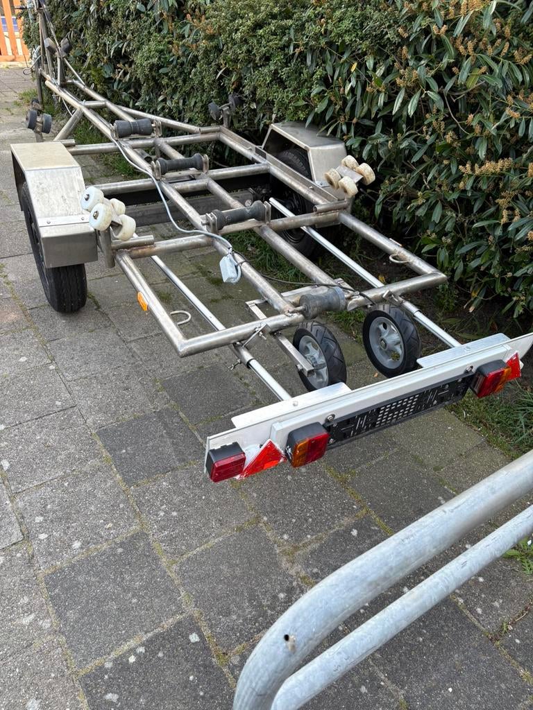 Kantel trailer, Watersport en Boten, Ophalen, Gebruikt