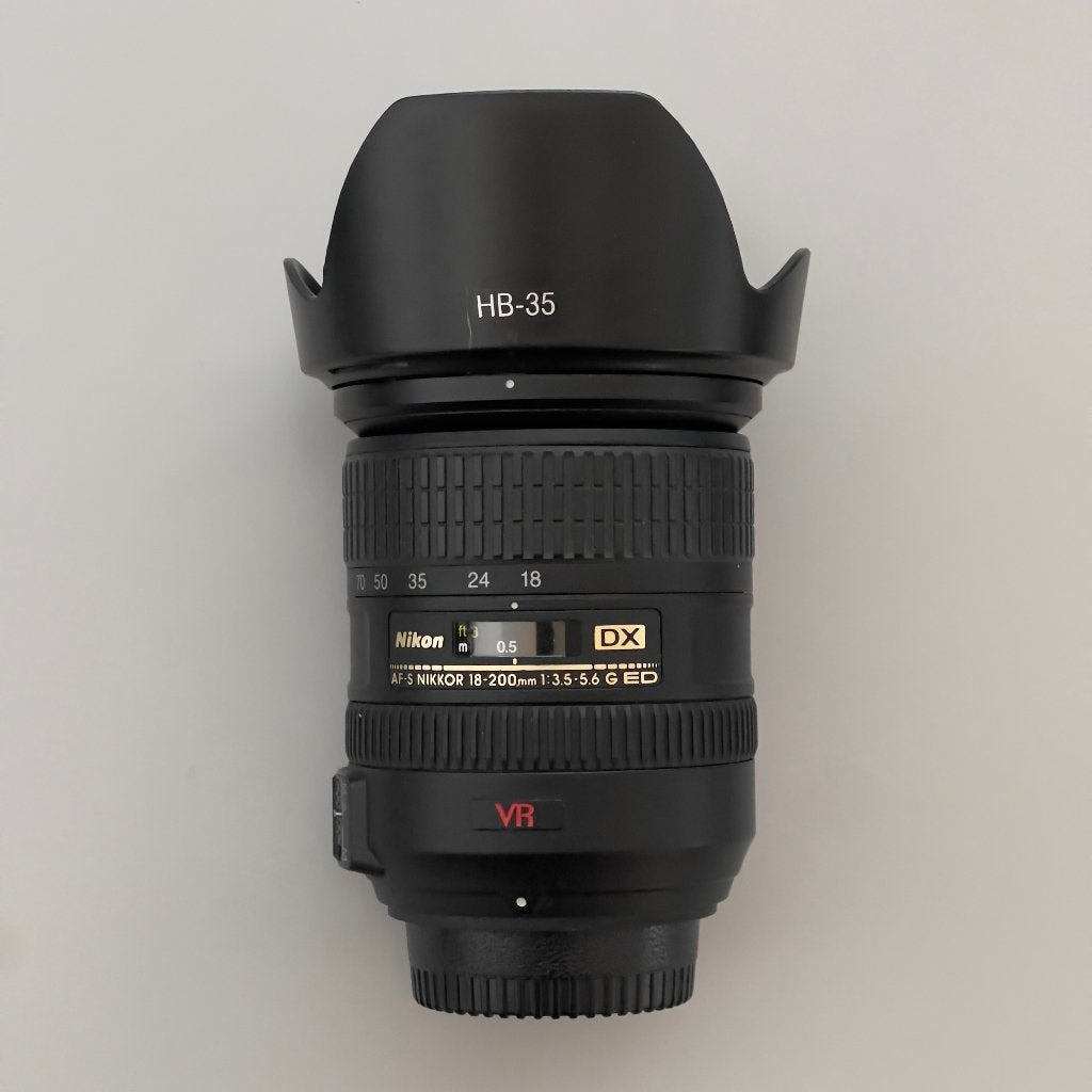 Nikon AF-S DX NIKKOR 18–200mm f/3.5–5.6G ED VR, Audio, Tv en Foto, Fotografie | Lenzen en Objectieven, Gebruikt, Nikon F-mount