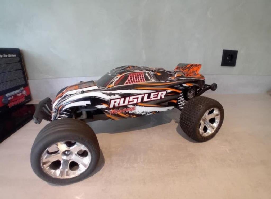 Traxxas rustler 2wd, Elektro, Gebruikt, Auto offroad, Ophalen of Verzenden