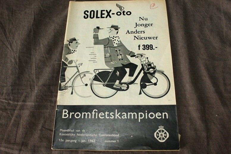 Blad Bromfiets Kampioen januari 1962 oa. Sparta GF50 Sport, Ophalen of Verzenden, Gebruikt