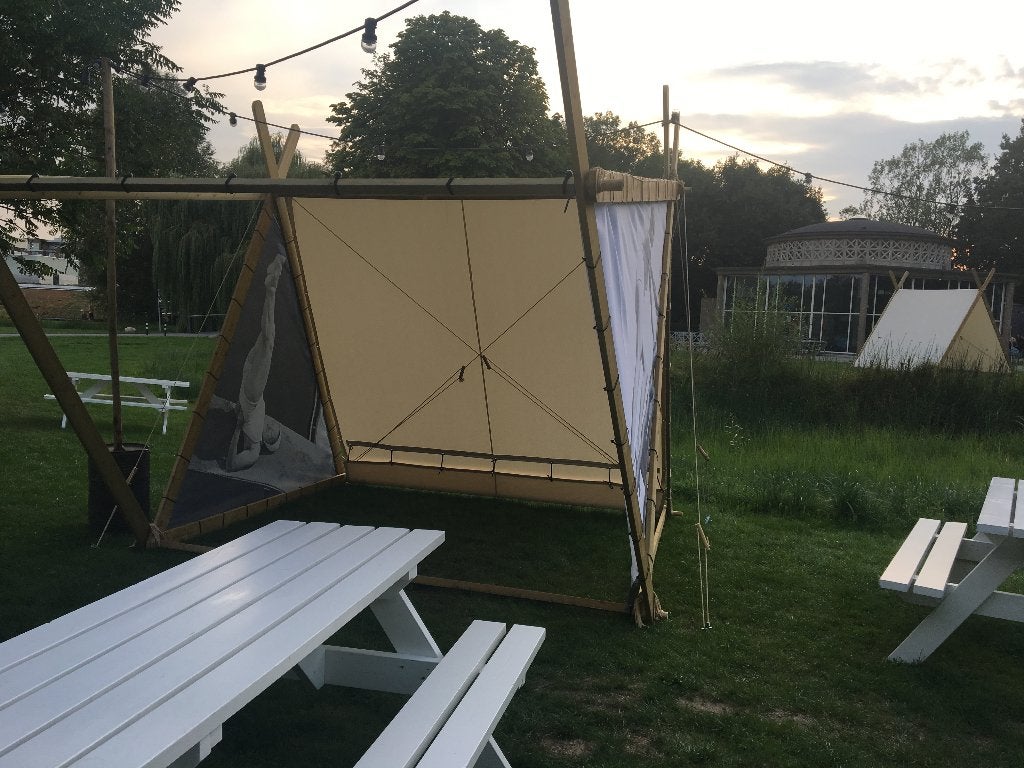 Vikingtent marktkraam verhuur 3 x 4,5m, Verzenden, Zo goed als nieuw, Historisch