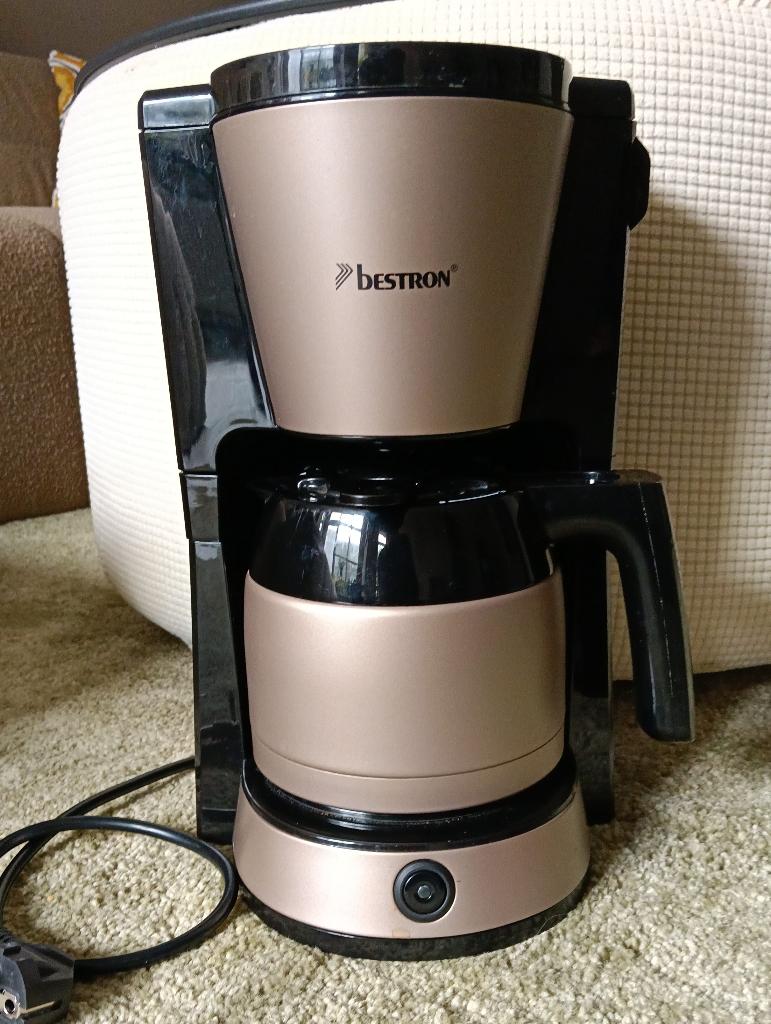 Bestron Koffiezetapparaat met thermoskan, Witgoed en Apparatuur, Koffiezetapparaten, Gebruikt, Koffiemachine, Gemalen koffie, Ophalen of Verzenden