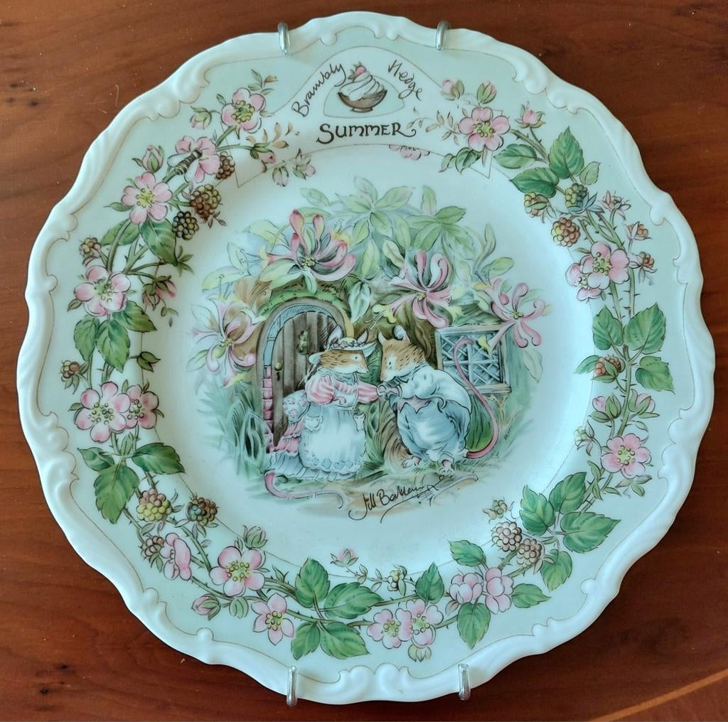 Royal Doulton Brambly Hedge 'Four Seasons' borden, Antiek en Kunst, Ophalen