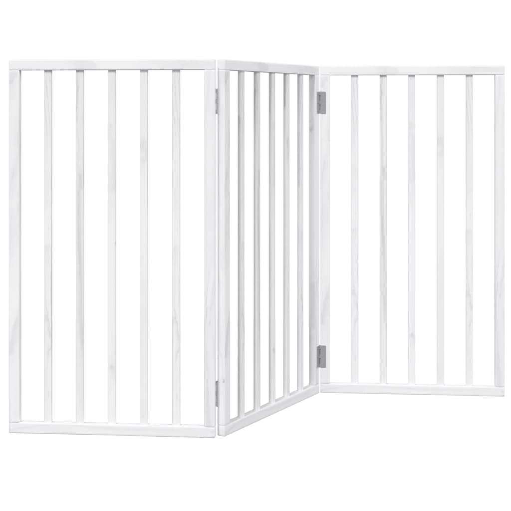 Hondenhek opvouwbaar wit 3 panelen 150 cm GRATIS VERZENDING, Verzenden, Nieuw, Nvt, Nvt