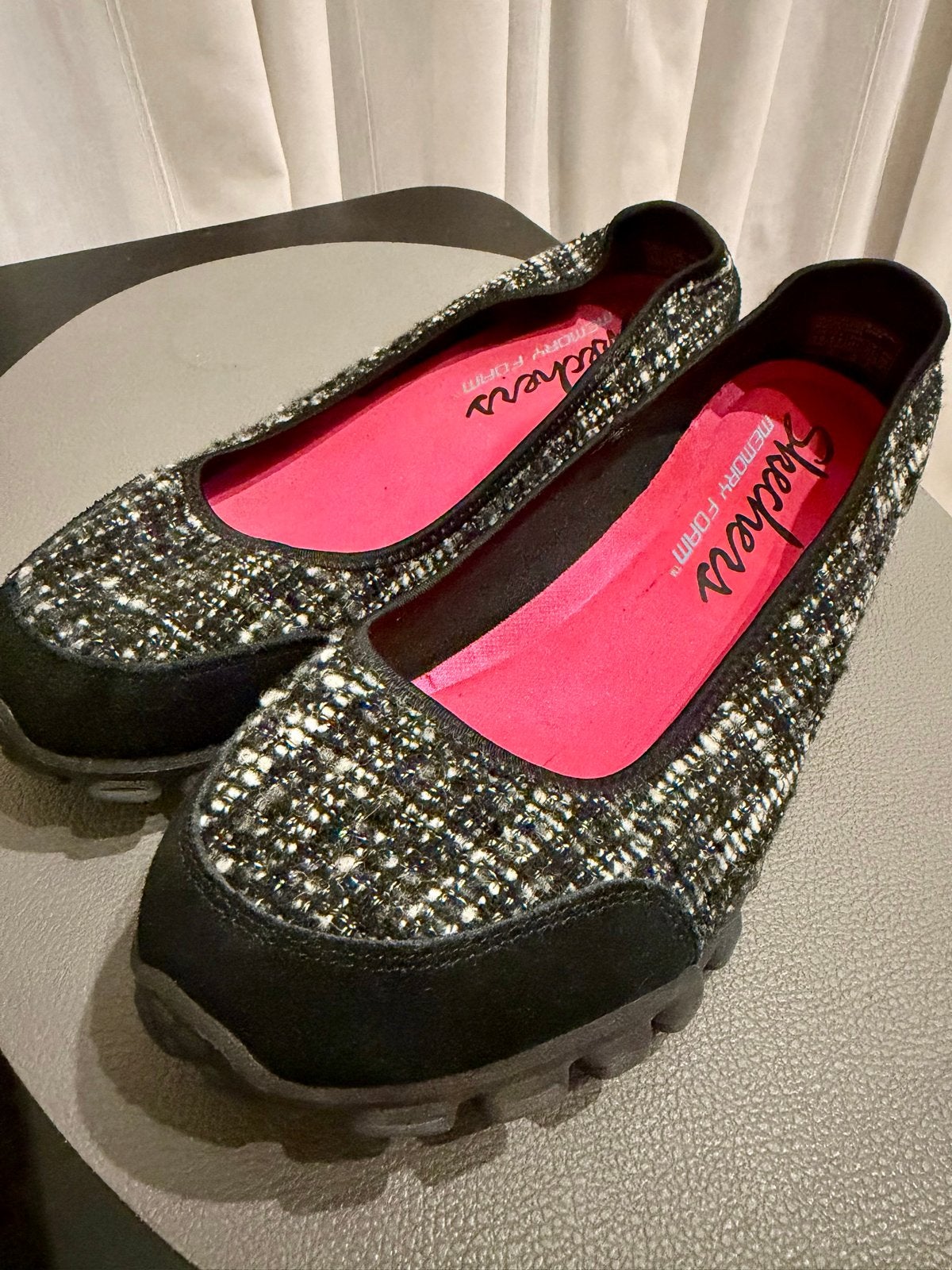 Skechers Ballerina's - maat 39.5, Kleding | Dames, Ophalen of Verzenden, Zo goed als nieuw, Zwart, Ballerina's
